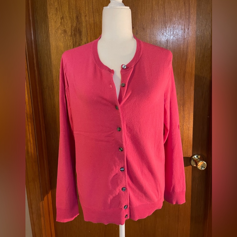 Karen Scott Crew-Neck Cardigan, Created for Macy's